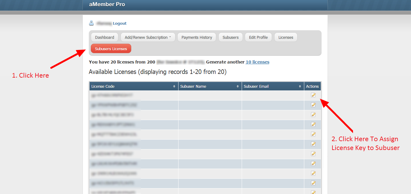 Create subuser Screenshot 3